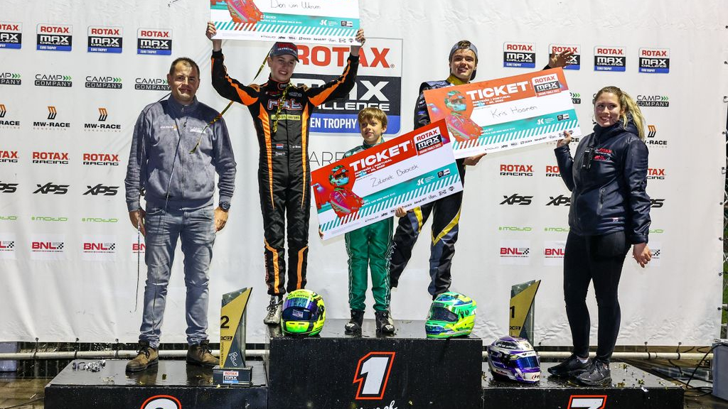 Hulshorster karter Dion wint ticket WK Rotax Max