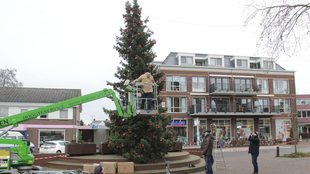 Het centrum van Millingen is klaar voor de feestdagen
